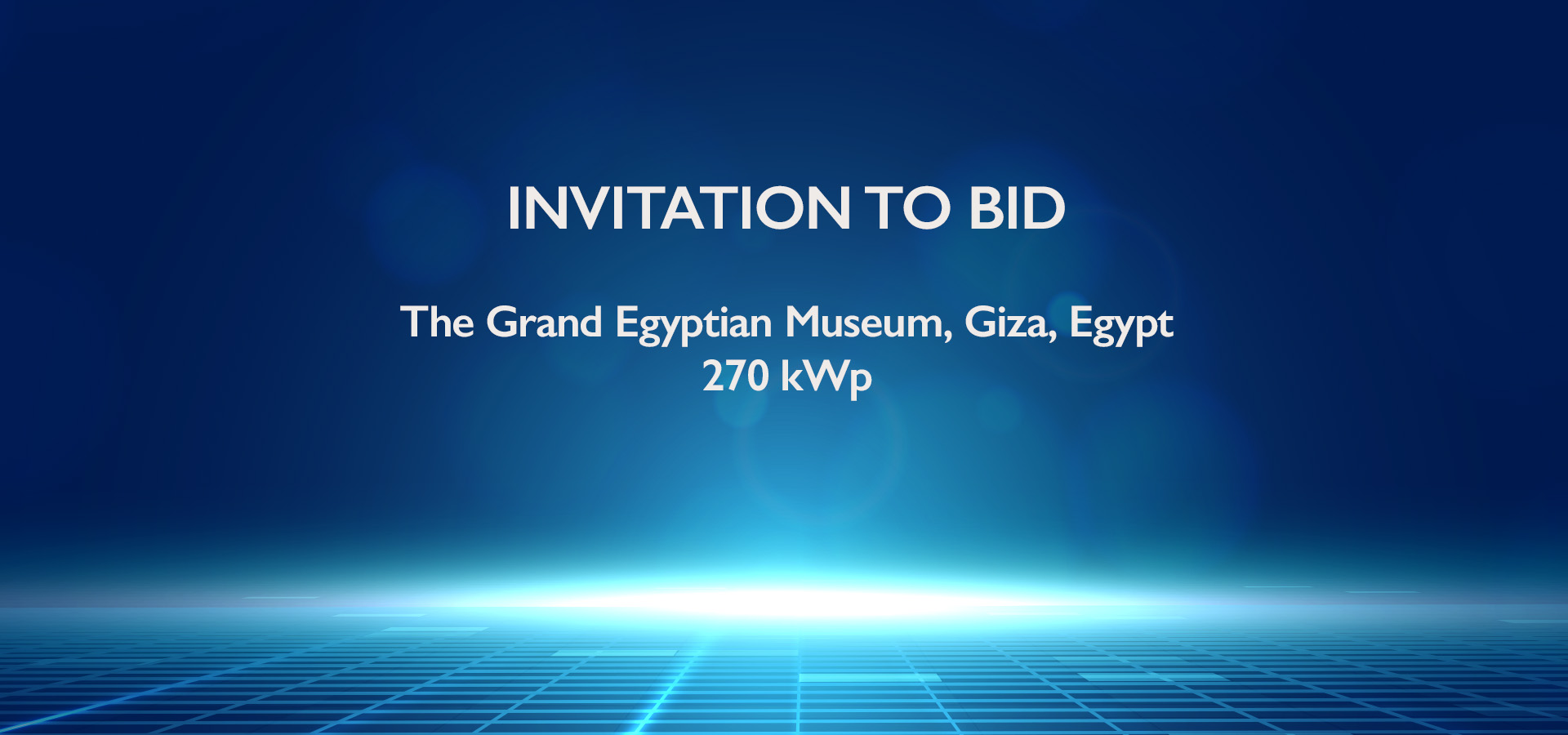 The Grand Egyptian Museum Project