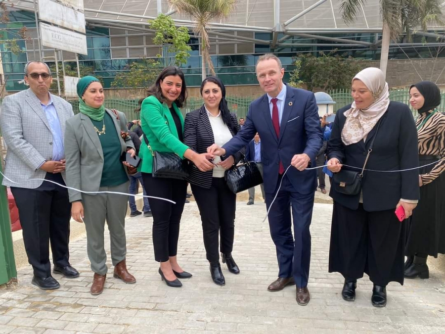 مركز تحديث الصناعة وبرنامج الأمم المتحدة الإنمائي يفتتحان محطة &quot;طاقة شمسية&quot; في مستشفى 57357