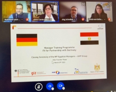 اختتام فعاليات دورة جديدة من برنامج تدريب المديرين التنفيذين للشراكة اقتصادياً مع ألمانيا