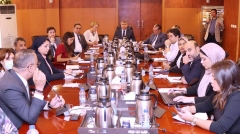 المهندس محمد عبد الكريم يستقبل بعثة البنك الدولي الإشرافية لبرنامج التنمية المحلية بصعيد مصر